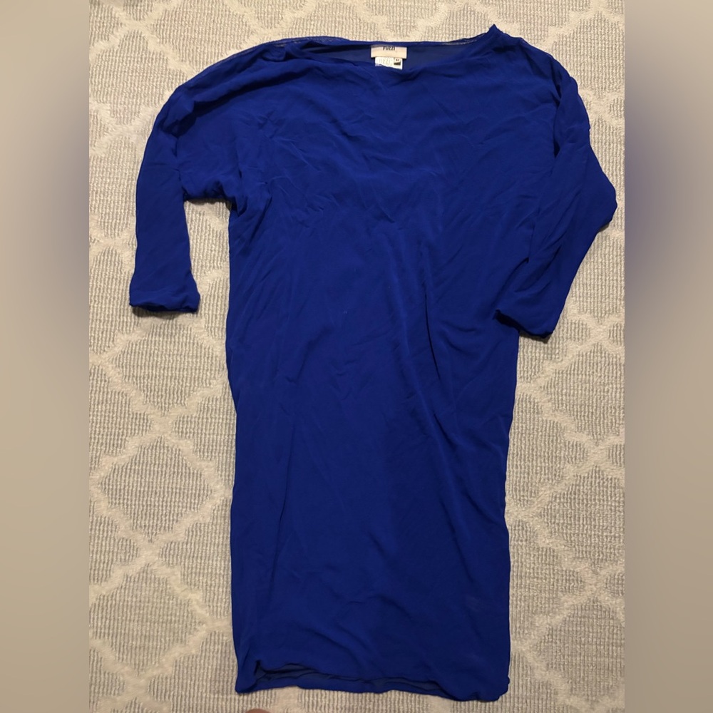 Elegant Blue Women's Dress